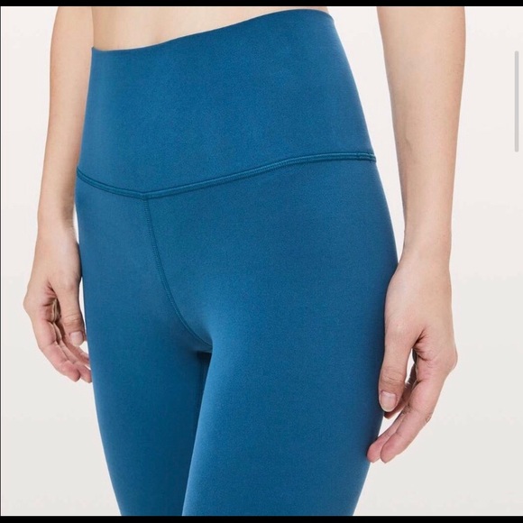 Lululemon Align 21” leggings Capri Blue - Picture 2 of 6